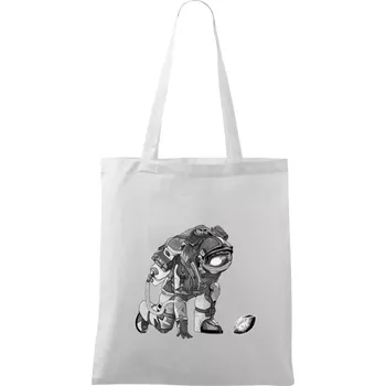 Americký fotbal astronaut - Taška bavlněná - 42 x 38 cm ( Bílá )