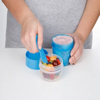 Svačinový box SISTEMA To Go Snack Capsule 0,51 l - nádoba na jogurt a müsli se lžičkou