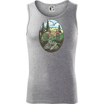 Ride Bicycle Nature - Tílko pánské Core - L ( Tmavě šedý melír )