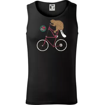 Bobr na kole - Tílko pánské Core - L ( Černá )