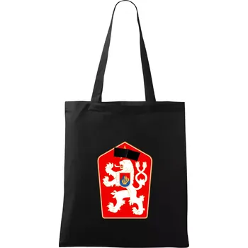 Nákupní taška Mistrovství světa v ledním hokeji 1969 znak samostatný bez čísla - Taška bavlněná - 42 x 38 cm ( Černá )