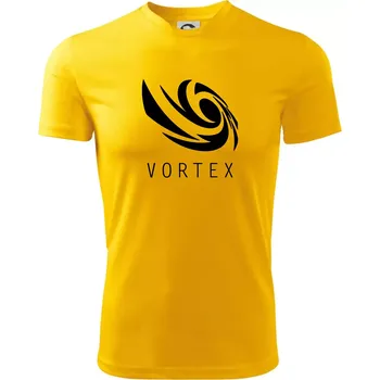 Chlapecké tričko Vortex logo jednobarevné - Dětské triko sportovní (dresovina) - 158 cm/12 let ( Žlutá )
