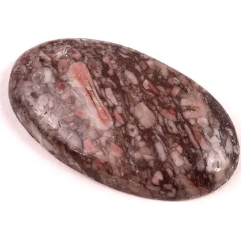 Přírodní kámen Kabošon Kammererite Fossil č.3451 (39x23x7mm)