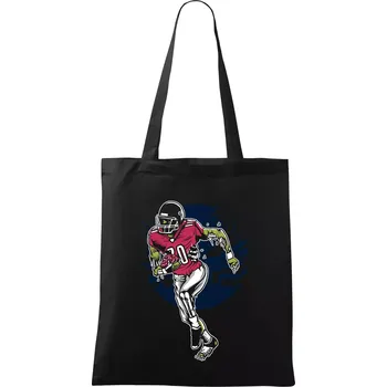 Nákupní taška Zombie Football - Taška bavlněná - 42 x 38 cm ( Černá )