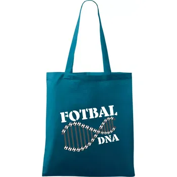 Fotbal DNA - Taška bavlněná - 42 x 38 cm ( Petrolejová )