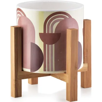 Obal na květináč MONDEX AVA 12,5 cm Květináč / strážce, keramika, stojan