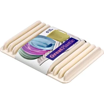 Odkapávač na nádobí Plastový sušák na nádobí 35,5 x 26,5 cm