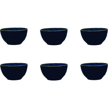 Misky / Salátové misky z kameniny ROSE TULIPANI CONCERTO BLU COBALTO 11 cm 6 ks.