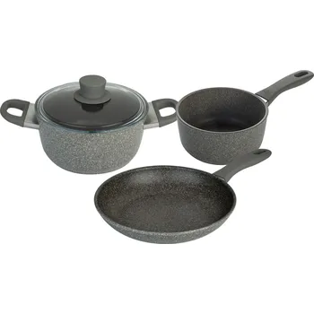 Sada nádobí BALLARINI Murano - sada 2 hliníkových hrnců s poklicí a pánví