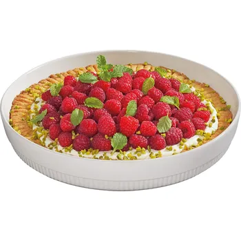 Talíř JARNÍ Chata 28 cm - keramický pečící talíř odolný vůči teplu