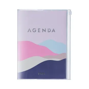 Diář MARK'S 2025/26 Taschenkalender, A5 Mountain // Pink (EN)