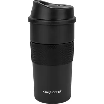 Termohrnek KONIGHOFFER ELLIOT BLACK termohrnek z nerezové oceli 440 ml