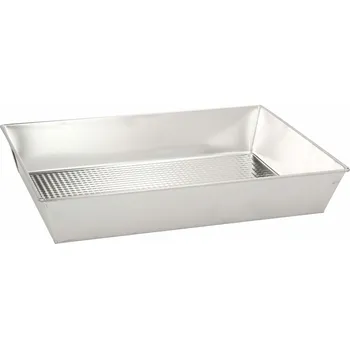 Nádoba na pečení Nerezová obdélníková forma na pečení SNB TEXTUROVANÁ BAKE 36 x 24,5 cm