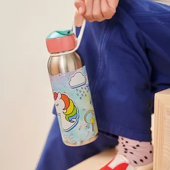 Láhev MEPAL flip-up Campus Unicorn 0,35 l – ocelová termoska