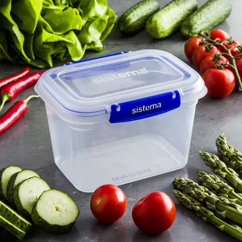 Dóza na potraviny SISTEMA Klip It+ Rectangle 1,49 l - plastová nádoba na potraviny