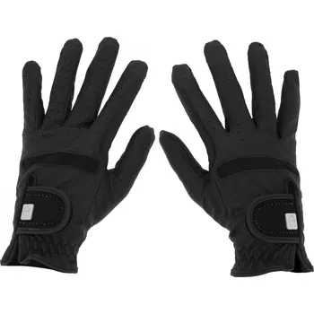 EQUITHÈME Rukavice jezdecké Cutting Equithème, dámské, černé S