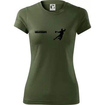 Dámské tričko Handball sport - Dámské Fantasy sportovní (dresovina) - 2XL ( Khaki )