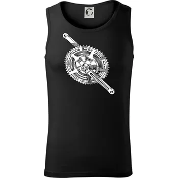 Cyklo převodník - Tílko pánské Core - S ( Černá )