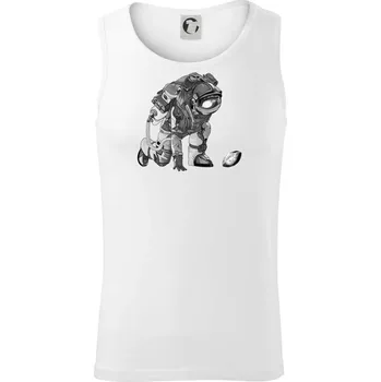 Americký fotbal astronaut - Tílko pánské Core - S ( Bílá )