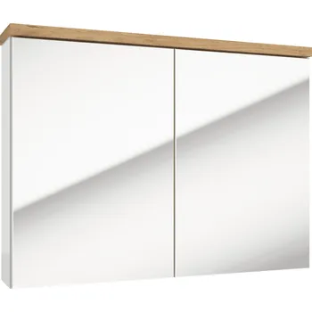 Koupelnový nábytek ArtDef Zrcadlová skříňka SPACE E80 | dub craft