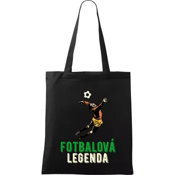 Nákupní taška Fotbalová legenda brankář - Taška bavlněná - 42 x 38 cm ( Černá )