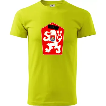 Pánské tričko Mistrovství světa v ledním hokeji 1969 znak samostatný bez čísla - Klasické pánské triko vyšší gramáže - 2XL ( Limetková )
