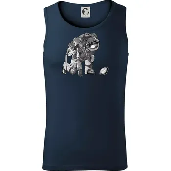 Americký fotbal astronaut - Tílko pánské Core - S ( Námořní modrá (velmi tmavá - téměř černá) )