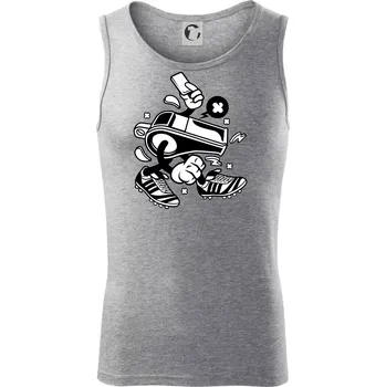 Rozhodčí píšťalka - Tílko pánské Core - 2XL ( Tmavě šedý melír )