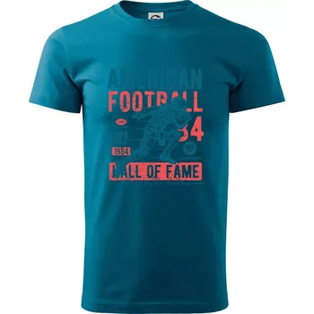 American Football plakát - Klasické pánské triko vyšší gramáže - XS ( Petrolejová )