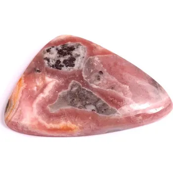 Korálek Kabošon Rhodochrosite Pyrite č.2974 (42x28x6mm)
