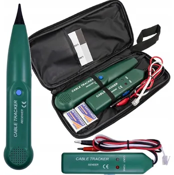 Detektor kabelů MĚŘIČ HLEDÁNÍ PÁRŮ VODIČŮ DETEKTOR ŽIL KABELŮ CABLE TRACKER SONDA POUZDRO