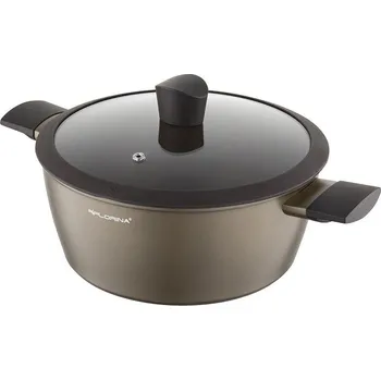 Hrnec Hliníkový hrnec s nepřilnavým povrchem a poklicí FLORINA CAVA 3,6 l