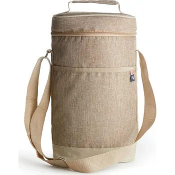 SAGAFORM Nautic Bottle béžová - polyesterová izolační taška na láhve