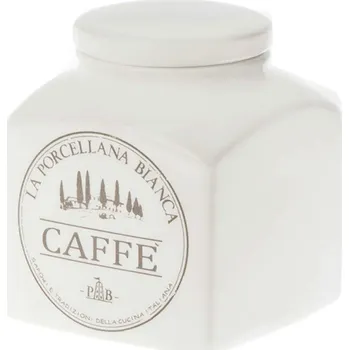 Dóza na potraviny LA PORCELLANA BIANCA Conserva 1,1 l - porcelánová nádoba na kávu