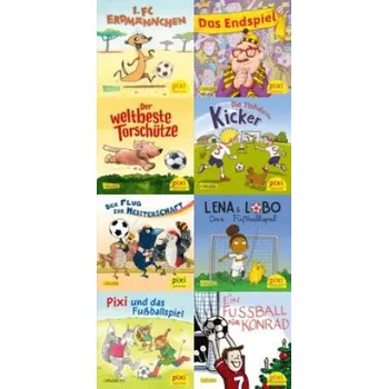 První čtění Pixi-8er-Set 285: Pixi und seine Fußball-Freunde (8x1 Exemplar), 8 Teile – diverse,diverse (DE)