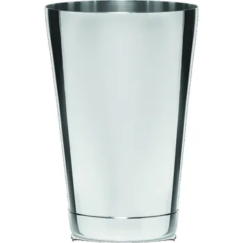 Shaker Barový šejkr na nápoje a koktejly z nerezové oceli BAREQ PREMIUM SILVER 0,7 l