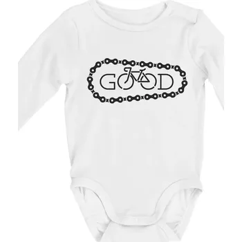 Good cyklista - Body kojenecké s dlouhým rukávem - Dlouhý r. do 3 měs ( Bílá )