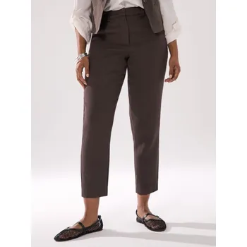 Dámské kalhoty Sinsay - Kalhoty - tmavě hnědá - 671FJ-89X - 671FJ-89X-S