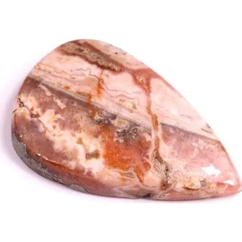 Korálek Kabošon Rhodochrosite Pyrite č.2961 (28x18x5mm)