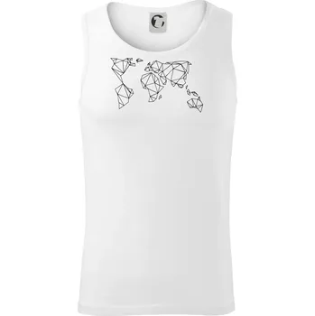 Geometrie - svět - Tílko pánské Core - S ( Bílá )