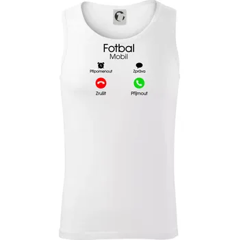 Fotbal volá - Tílko pánské Core - XL ( Bílá )