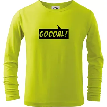 Chlapecké oblečení Goooal - Triko dětské Long Sleeve - 146 cm/10 let ( Limetková )