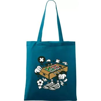 Fotbalový stolňák - Taška bavlněná - 42 x 38 cm ( Petrolejová )