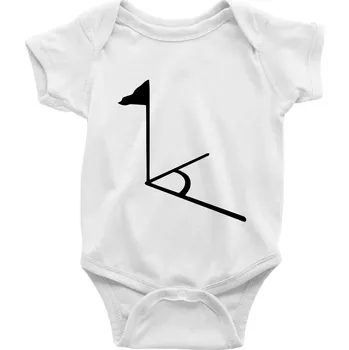 Kojenecké oblečení Rohový praporek - Body kojenecké s krátkým rukávem - Krátký r. 12-18 měs ( Bílá )