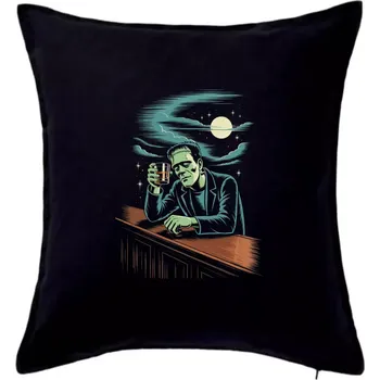 Polštář Monstrum na mol - Polštář 50x50 - 50x50 - Pouze potah ( Černá )