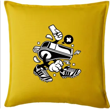 Polštář Rozhodčí píšťalka - Polštář 50x50 - 50x50 - Pouze potah ( Žlutá )