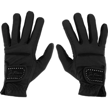 Jezdecké rukavice EQUITHÈME Rukavice jezdecké Je t'aime Equithème, dámské, černé S