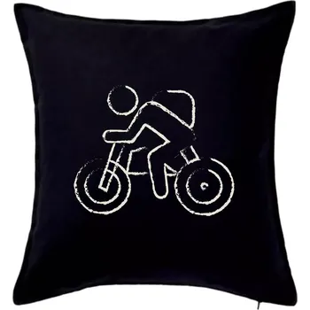 Polštář Cyklo nástřik - Polštář 50x50 - 50x50 - Pouze potah ( Černá )