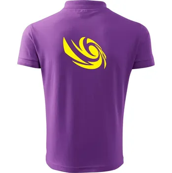 Pánská košile Vortex logo samostatné - žluté - Polokošile pánská Pique Polo 203 - 5XL ( Fialová )