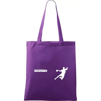 Handball sport - Taška bavlněná - 42 x 38 cm ( Fialová )